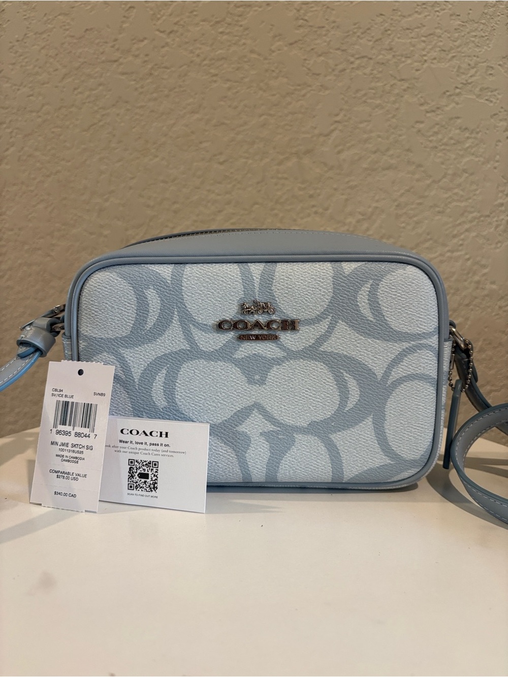 Coach Jamie Camera Bag In Sketch Signature Canvas NWT